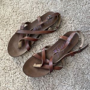 Blowfish sandals.